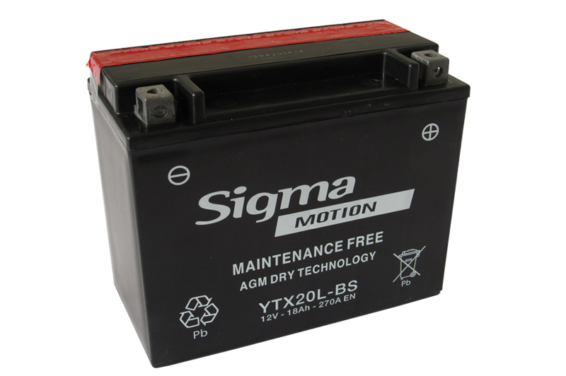  ΜΠΑΤΑΡΙΑ MOTO 12V 18Ah AGM SIGMA MOTION 